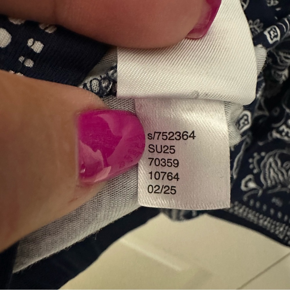 Ann Taylor LOFT Bandana Flounce‎ Mini Halter Dress in Navy Size XL NWT - Picture 9 of 9